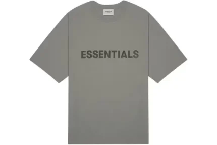 Fear Of God Essentials 3D Silicon Applique Boxy T-Shirt - Charcoal