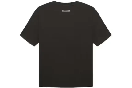 Fear Of God Essentials 3D Silicon Applique Boxy T-Shirt - Weathered Black
