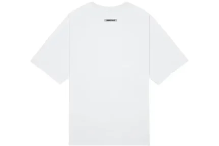 Fear Of God Essentials 3D Silicon Applique Boxy T-Shirt - White