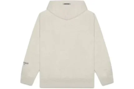 Fear Of God Essentials 3D Silicon Applique Pullover Hoodie - Oatmeal Heather