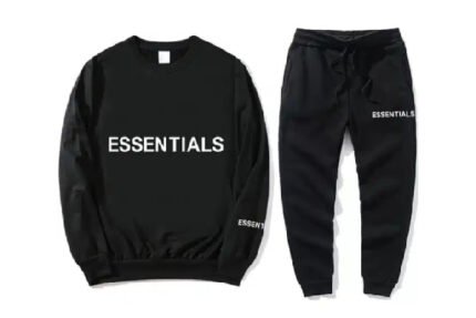 Fear of God Essentials Jogging Sweatshirts Tracksuit Black